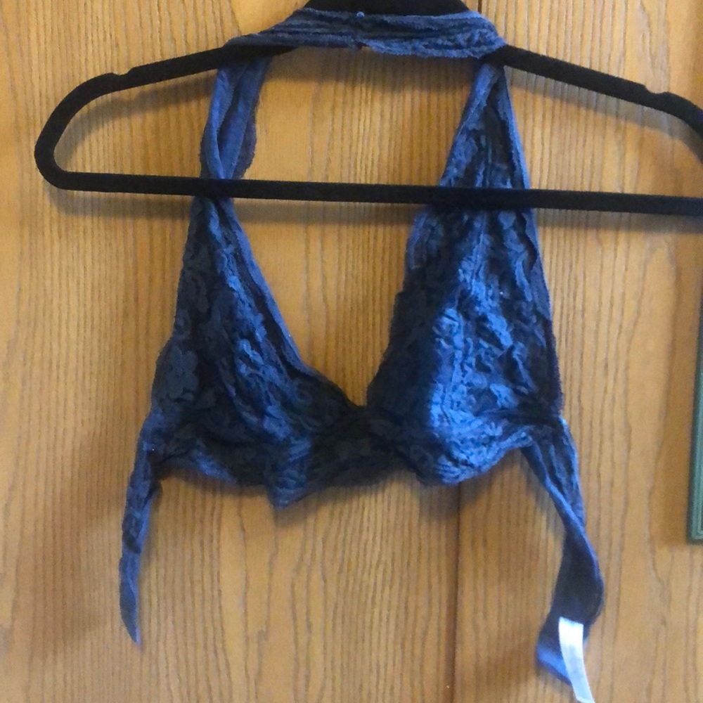 Out from under navy bralette